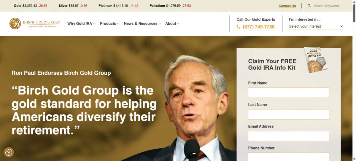 Best Gold IRA Companies Of 2025 11 Birch gold group is the gold standart for helping Americans diversify their retirement. Official page website