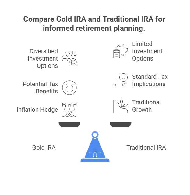 Best Gold IRA Companies Of 2025 16 Compare Gold IRA and Traditional IRA for informed retirement planning.