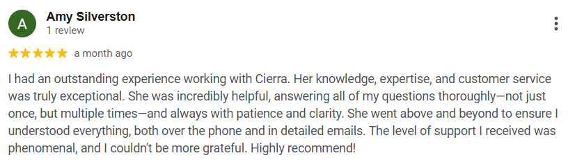 Augusta precious metals google review 1