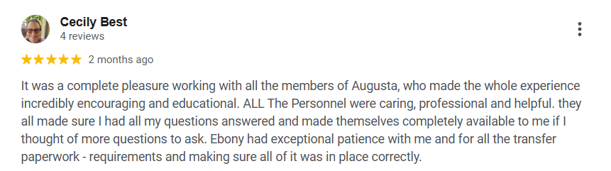 Augusta precious metals google review 4