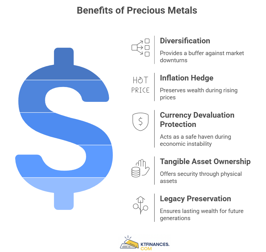 benefits of precious metals