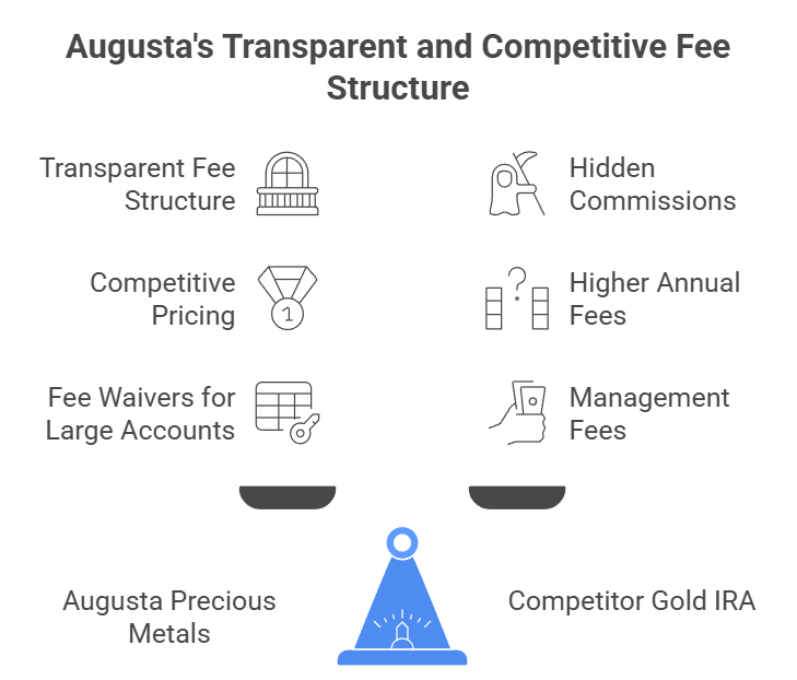 Augusta Precious Metals Review: A Premier Choice for Gold & Silver IRAs 17 Augusta's Transparent and Competitive Fee Structure