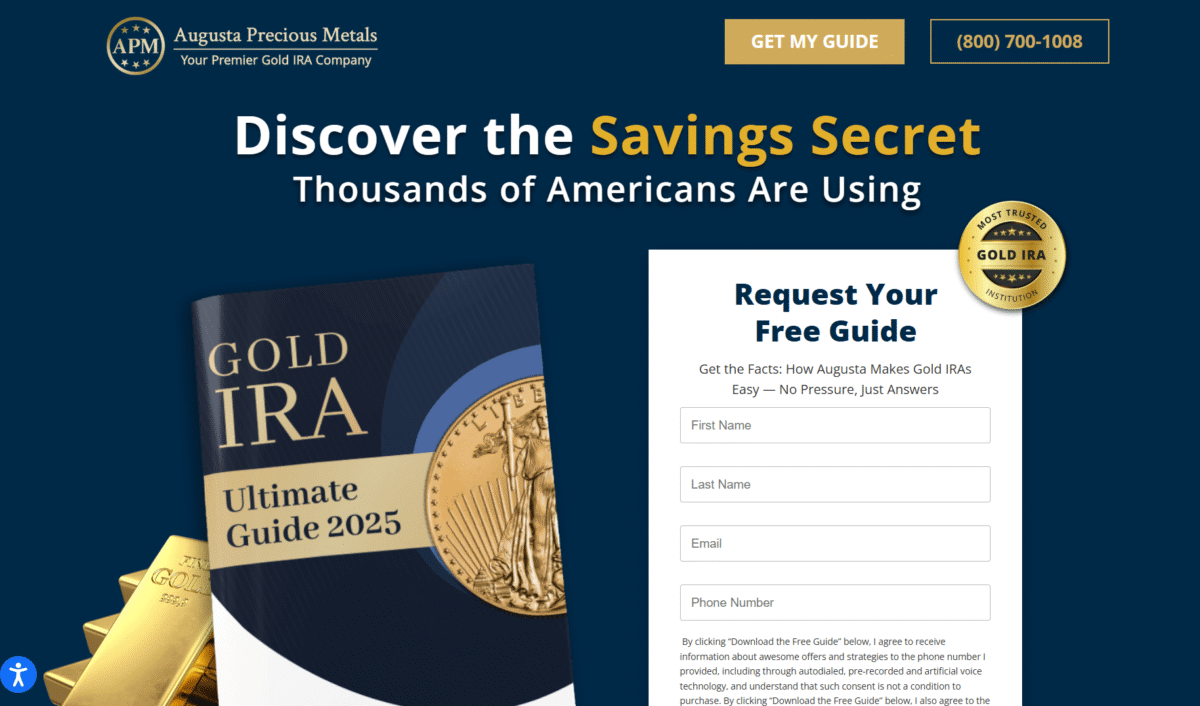 Augusta Precious Metals Review: A Premier Choice for Gold & Silver IRAs 1 Augusta precious metals reviews official website page